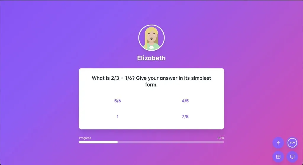 Exit ticket session
